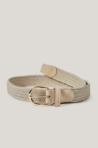 OPASEK GANT ELASTIC BRAIDED BELT PUTTY