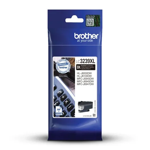 BROTHER LC-3239-XL - originální cartridge, černá, 6000 stran