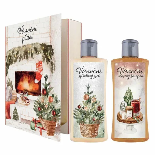 Bohemia Gifts Kosmetická sada kniha - Vánoční přání