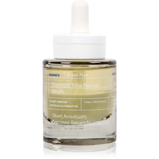 Korres Black Pine dvoufázové omlazující sérum na noc 30 ml