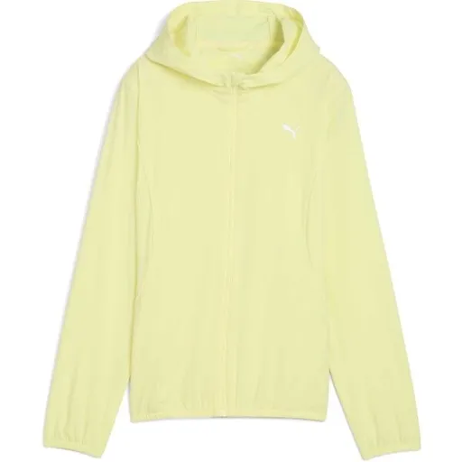 Puma RUN VELOCITY WOVEN JACKET W Dámská sportovní bunda, žlutá, velikost