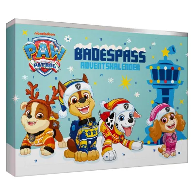 Adventní kalendář plný koupelové zábavy Tlapková patrola