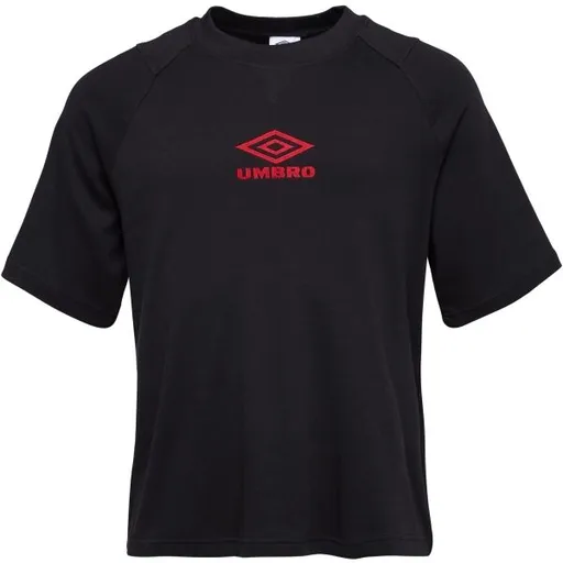 Umbro ICONIC BOXY TEE Pánské triko, černá, velikost