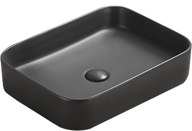 MEXEN Vena umyvadlo na desku 50 x 37, černá mat 22195085