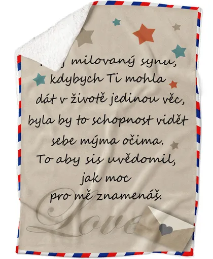 Deka Můj milovaný synu (Podšití beránkem: ANO)