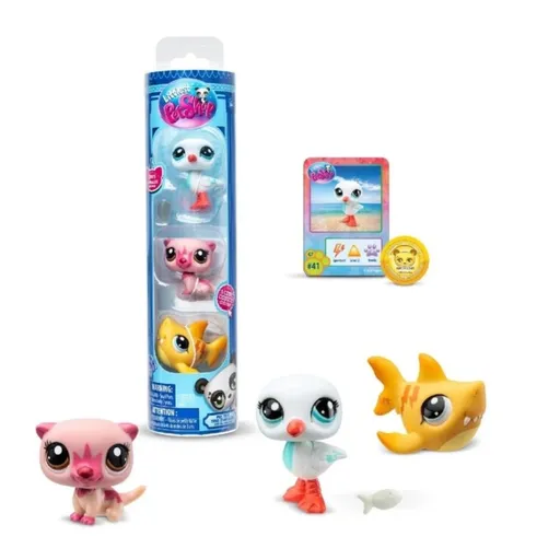 Littlest Pet Shop 3 figurky Zvířátka 41, 42, 43