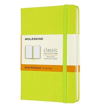 Moleskine S, tvrdé desky, linkovaný, limetkový (MM710C2)