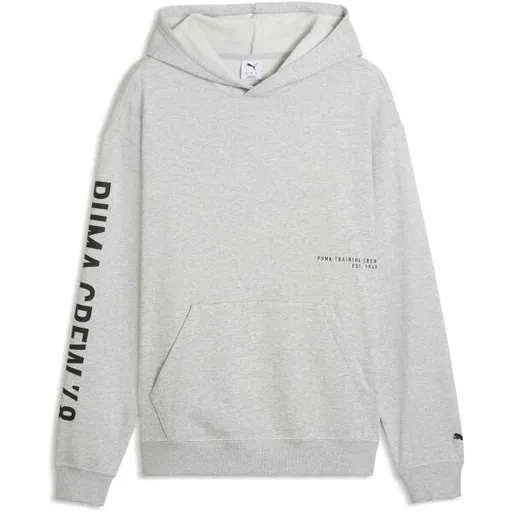 Puma M GRAPHICS FRENCH TERRY HOODIE Pánská mikina, šedá, velikost
