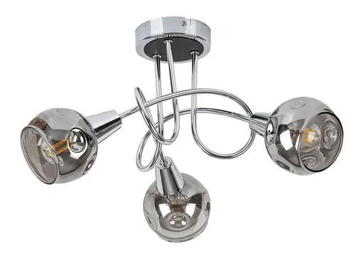 Rabalux Chromové stropní svítidlo Tamara pro žárovku 3x E14 5348