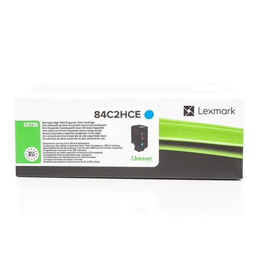 LEXMARK 84C2HCE - originální toner, azurový, 16000 stran