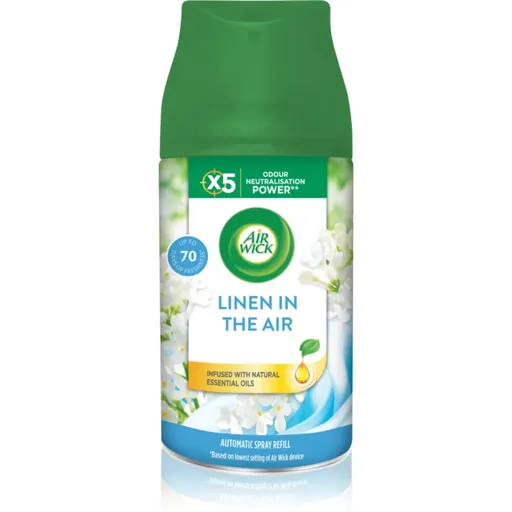Air Wick Freshmatic Linen In The Air osvěžovač vzduchu – náhradní náplň 250 ml