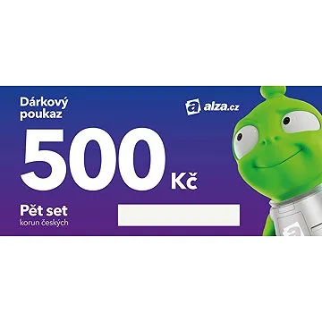Elektronický dárkový poukaz Alza.cz na nákup zboží v hodnotě 500 Kč
