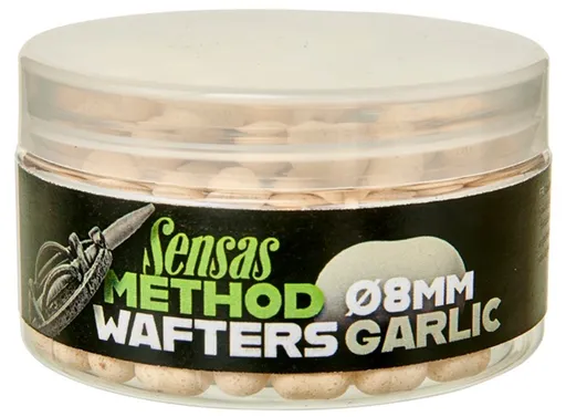 Sensas Wafters 8mm 45g - Garlic,Sensas Wafters 8mm 45g - Garlic