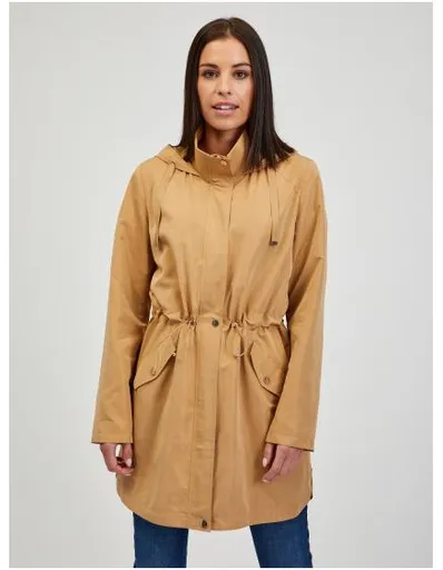 Světle hnědá dámská parka