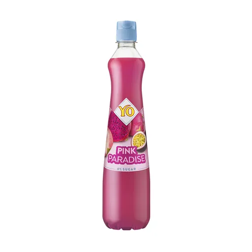 YO sirup pink paradise bez cukru 0,7 l