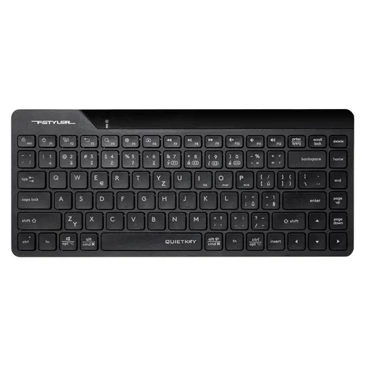 A4tech FStyler FBK22 AS, bezdrátová Dual mode Bluetooth+2, 4G klávesnice, CZ, černá