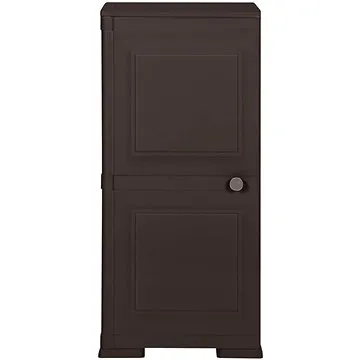 Plastová skříňka design dřeva hnědá 340610 (340610)