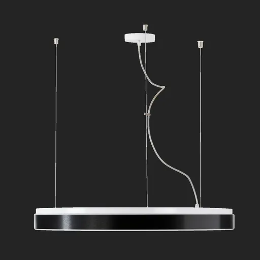 OSMONT DEL69427 DELIA LC5 závěsné plastové svítidlo bílá IP40 3000 K 98W LED DALI