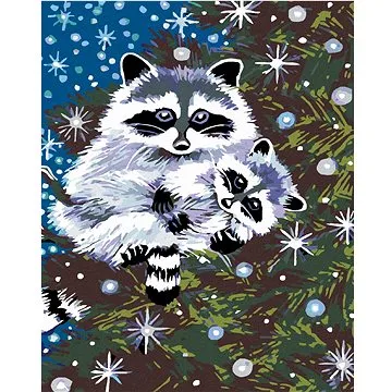 Malování podle čísel - Mývalové (HRAmal00311nad)