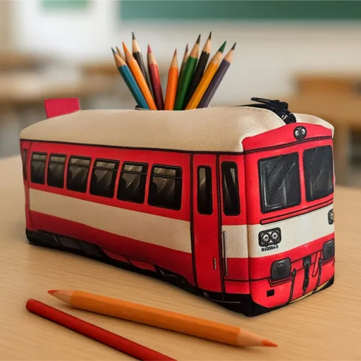 Penál Vlak – 810 červená