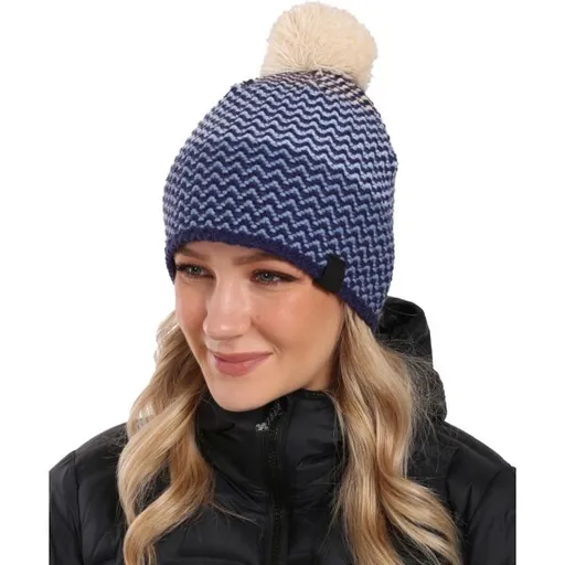 KILPI SALOME Dámská čepice, tmavě modrá, velikost