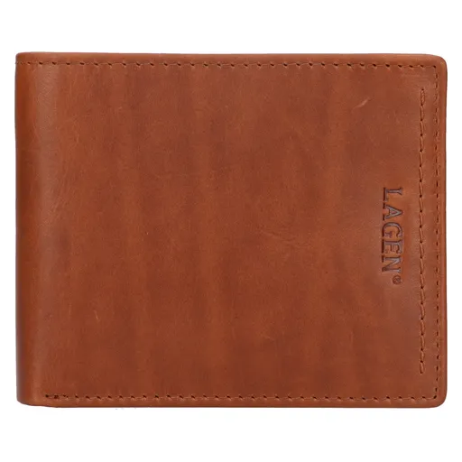 Pánská kožená peněženka Lagen Alarich - hnědá