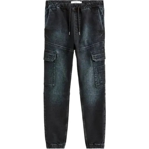 CELIO VOJOGO Pánské džíny, černá, velikost