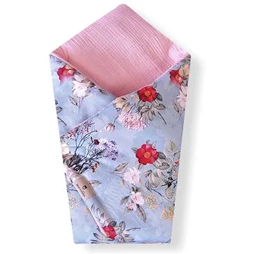 Maceshka Zavinovačka Nature mušelín a bavlna Wild rose, mušelín rose blush (1551)
