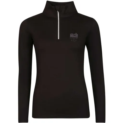 ALPINE PRO NIEMA Dámská outdoorová mikina, černá, velikost