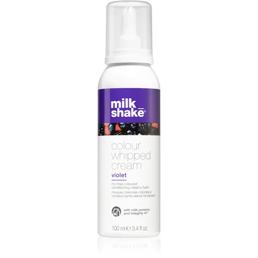 milk_shake® Colour Whipped Cream tónovací pěna pro všechny typy vlasů Violet 100 ml