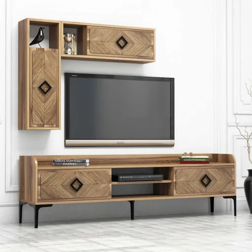TV stěna / Sestava pod TV Samba - Walnut
