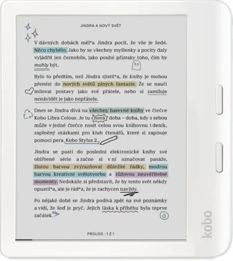 Rakuten Kobo Libra Colour Bílý