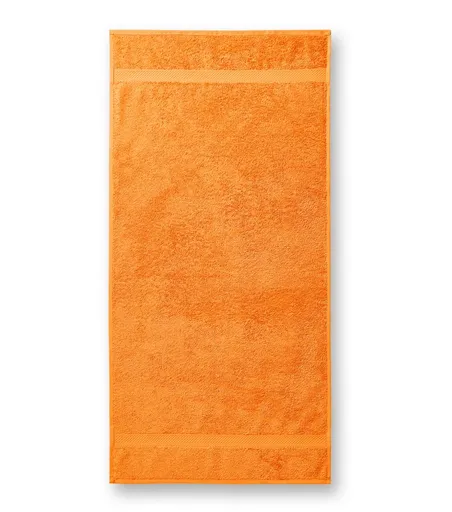 MALFINI Ručník Terry Towel - Mandarinkově oranžová | 50 x 100 cm