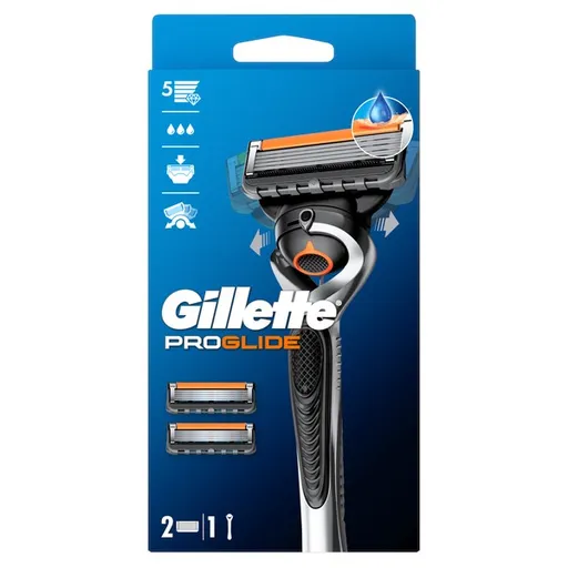 Gillette Holicí strojek ProGlide Flexball + náhradní hlavice 2 ks