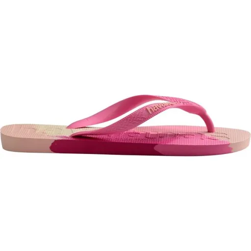 HAVAIANAS TOP LOGO MANIA COLORS II Unisex žabky, růžová, velikost 37/38