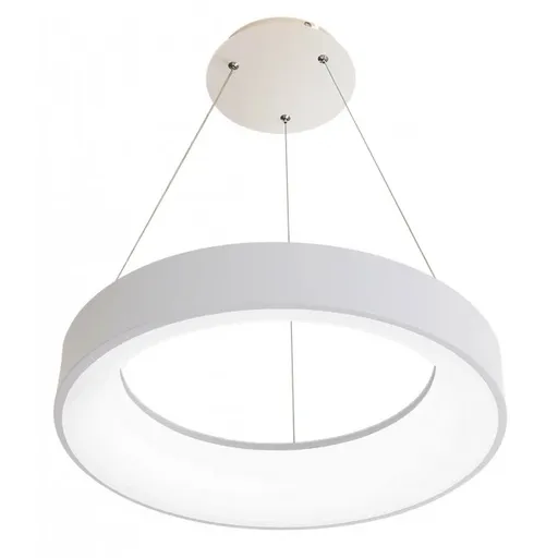 Ecolite Bílé závěsné LED svítidlo kulaté 40W s DO WMKL02R-40W/LED-BI