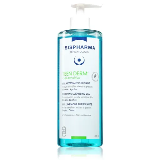 ISISPHARMA Teen Derm Gel Sensitive čisticí gel pro citlivou pleť se sklonem k akné 400 ml