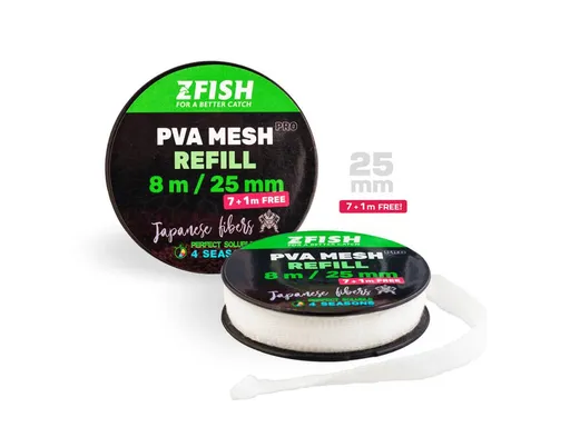 Zfish PVA Náhradní punčocha Pro Refill 7 + 1m Zdarma!,Zfish PVA Náhradní punčocha Pro Refill 7 + 1m Zdarma!