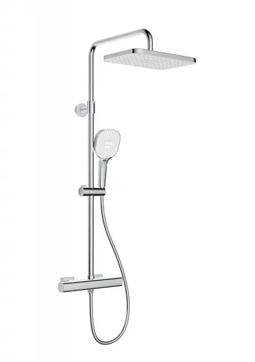 KFA Dešťová hlavice Malaga s termostatickou sprchou, nástěnná, chrom 5756-910-00