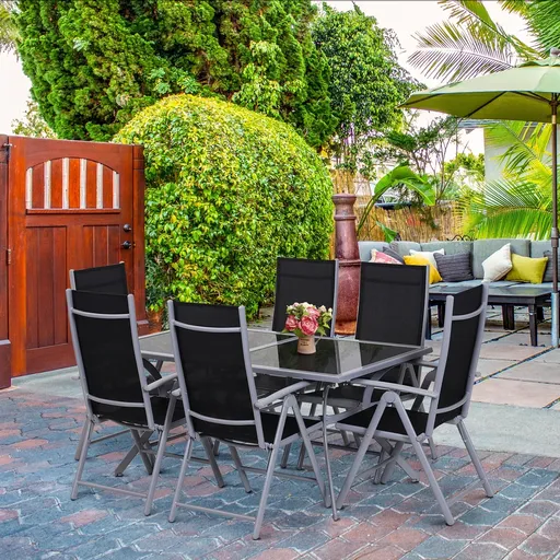 Zahradní židle polohovací Outsunny, 1 ks