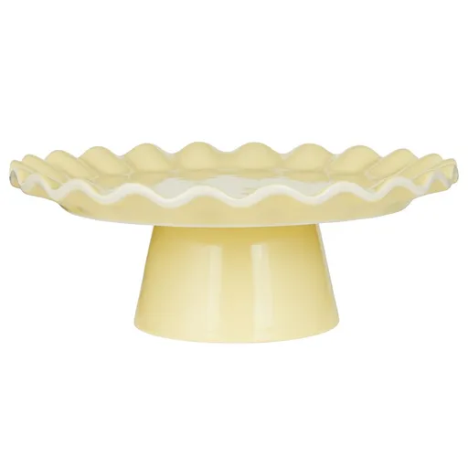 LILLY Podnos na dort  28 cm - žlutá