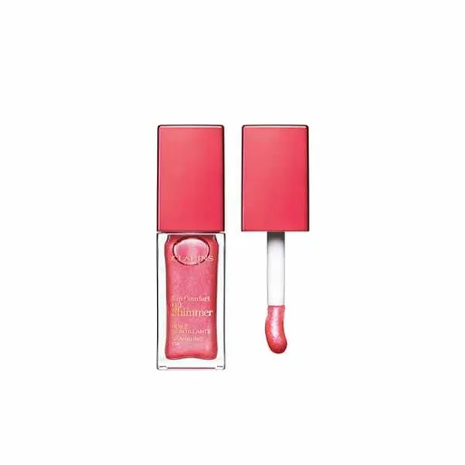 Clarins Lip Comfort Oil Shimmer olej na rty s vícerozměrným leskem - 04 - Intense Pink Lady 7 ml