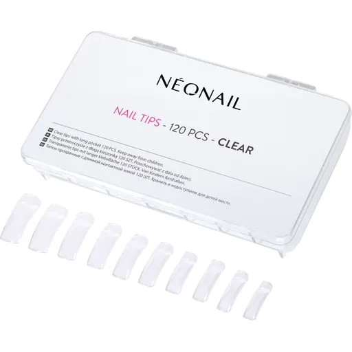 NEONAIL Nail Tips umělé nehty typ Clear 120 ks
