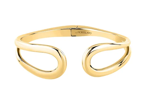 Morellato Pevný otevřený náramek z pozlacené oceli Design SAYP22 6 cm