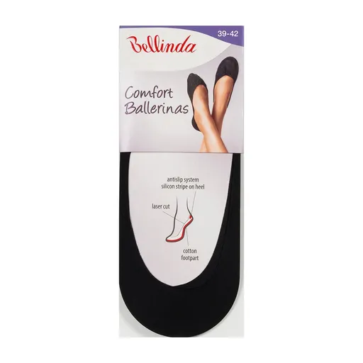 Bellinda Comfort Ballerinas vel. 39/42 dámské bavlněné balerínky 1 pár černé