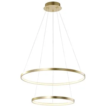 Leuchten Direkt 11525-12 -LED Lustr na lanku CIRCLE 1xLED/18,5W/230V + LED/23,5W (97172)