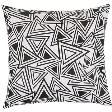 Bellatex s.r.o. Povláček Adéla 40 × 40 cm trojúhelníky černé (9266)