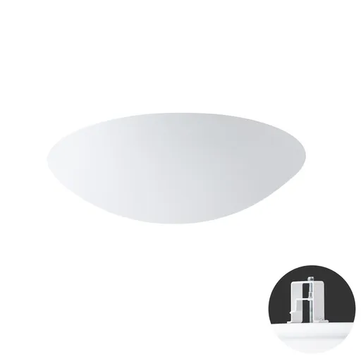 OSMONT AUR63146 AURA V5 stropní/nástěnné skleněné polovestavné svítidlo bílá IP44 2700-6500 K 32W LED
