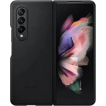 Samsung kožené flipové pouzdro pro Galaxy Z Fold3 černý (EF-VF926LBEGWW)