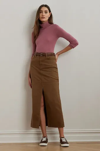 Bavlněná sukně Lauren Ralph Lauren